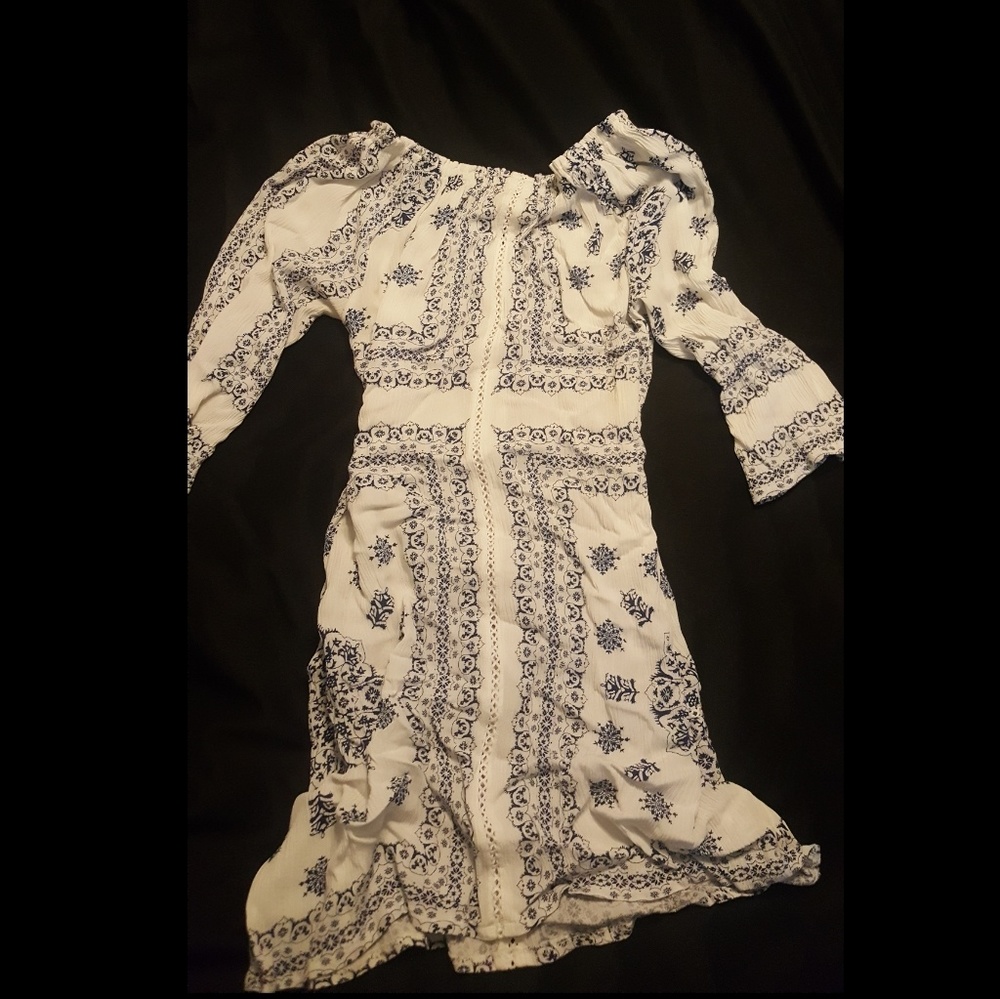 Blue and White Sundress